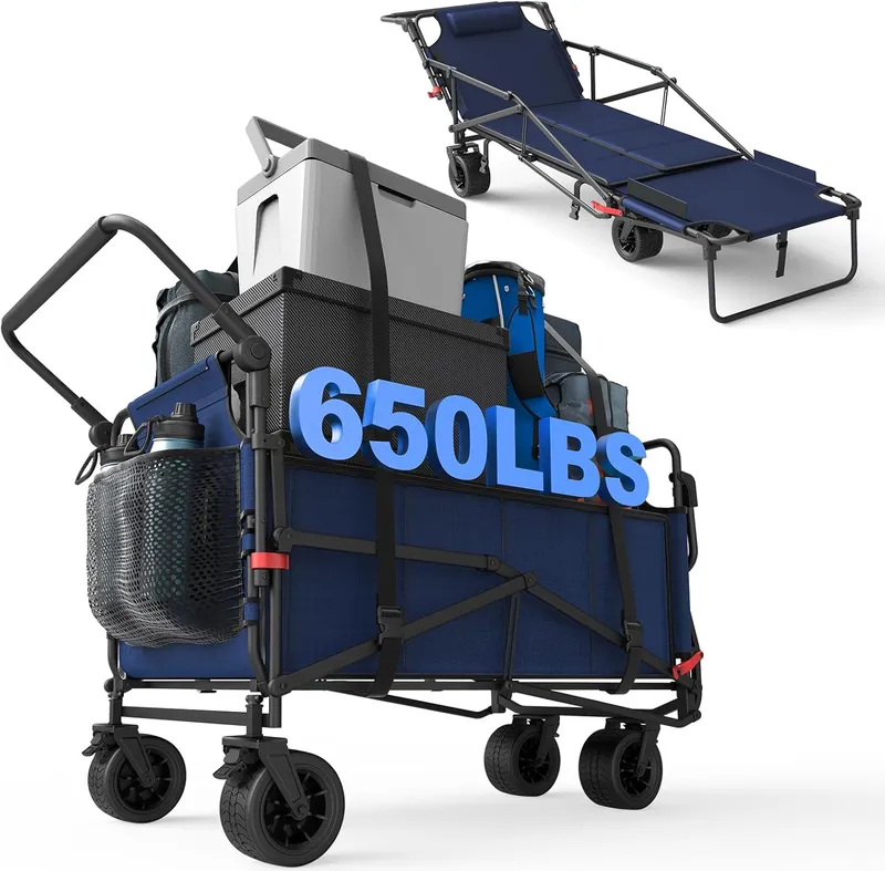 LEVELEVE Heavy Duty Folding Wagon